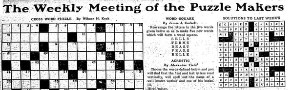 Editor's Note: Guidelines for Aspiring Cruciverbalists