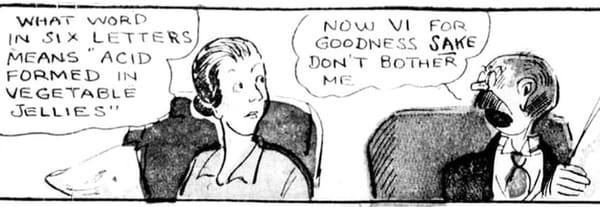 May 11, 1924: Crosswords invade the newspaper funnies